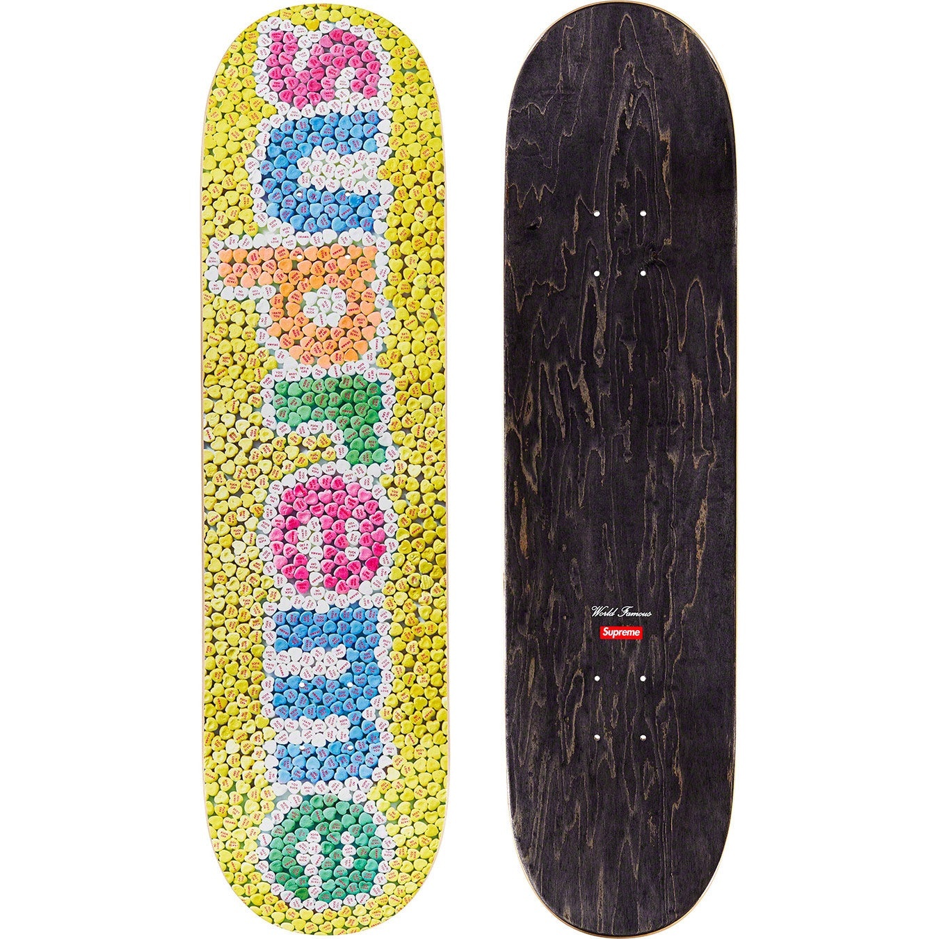 Candy Hearts Skateboard view 3